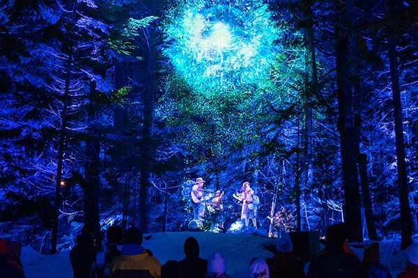 Vallea Lumina Night Walk, Whistler BC